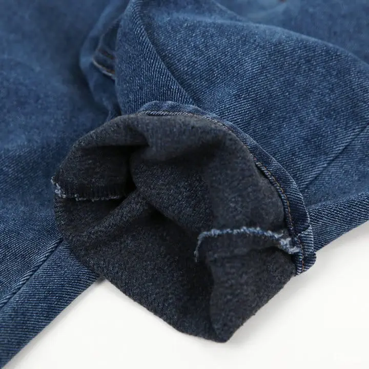 Hanab - Korean Children Fashion - #littlefashionista - Fleece Jeans - 7