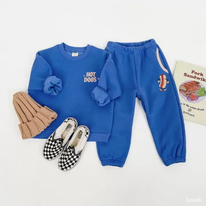 Hanab - Korean Children Fashion - #magicofchildhood - Hot Dog Top Bottom Set - 8