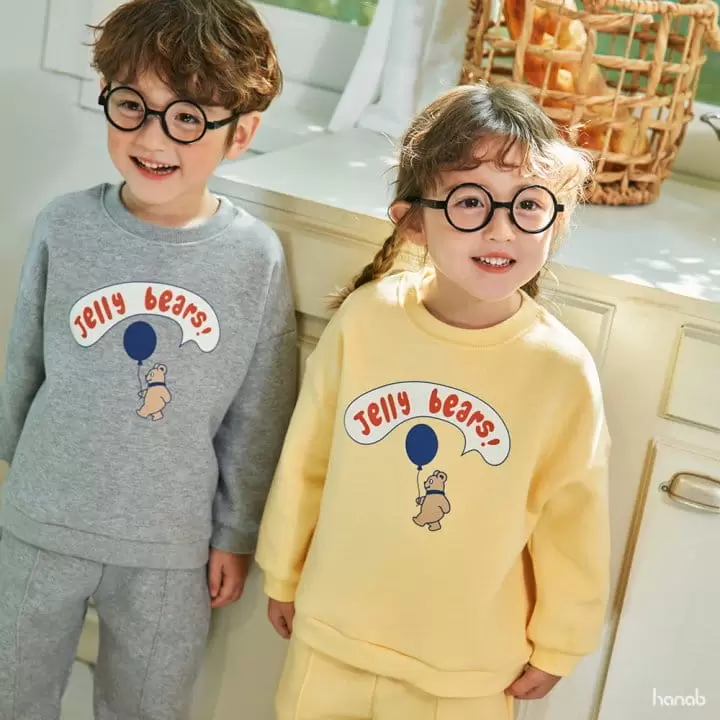 Hanab - Korean Children Fashion - #stylishchildhood - Jelly Bear Top Bottom Set - 6