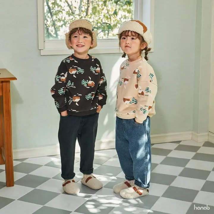 Hanab - Korean Children Fashion - #todddlerfashion - Fleece Jeans - 11