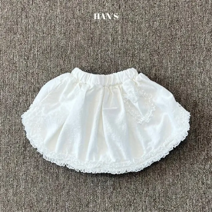 Han's - Korean Children Fashion - #kidzfashiontrend - Hear Pocket Skirt