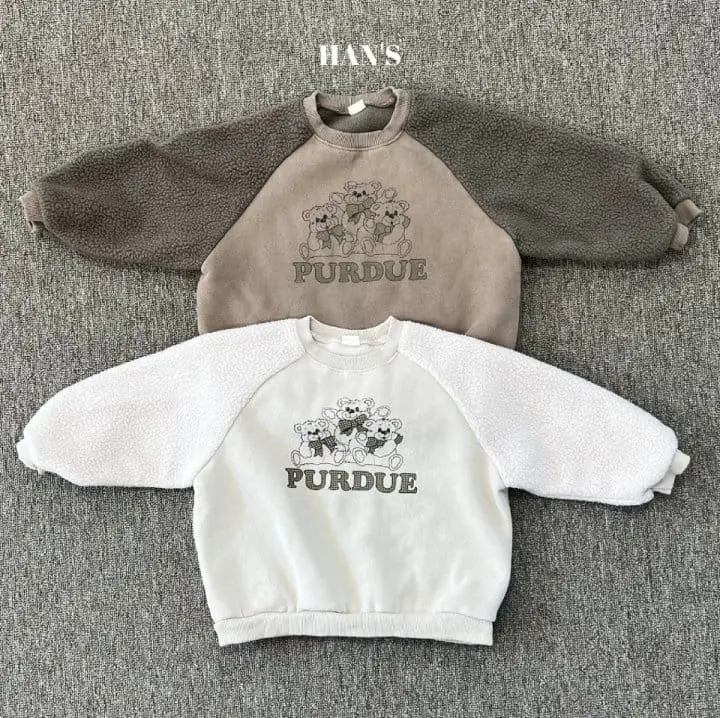 Han's - Korean Children Fashion - #magicofchildhood - Pop Corn Raglan Sweatshirt