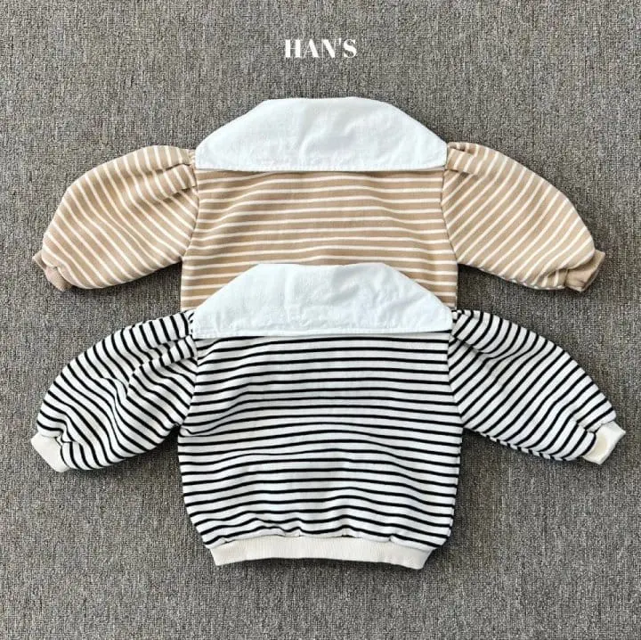 Han's - Korean Children Fashion - #minifashionista - Marine Sweatshirt - 2