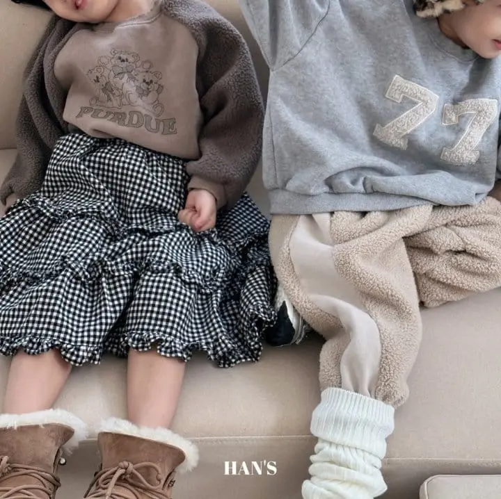 Han's - Korean Children Fashion - #prettylittlegirls - Seven Sweatshirt - 8