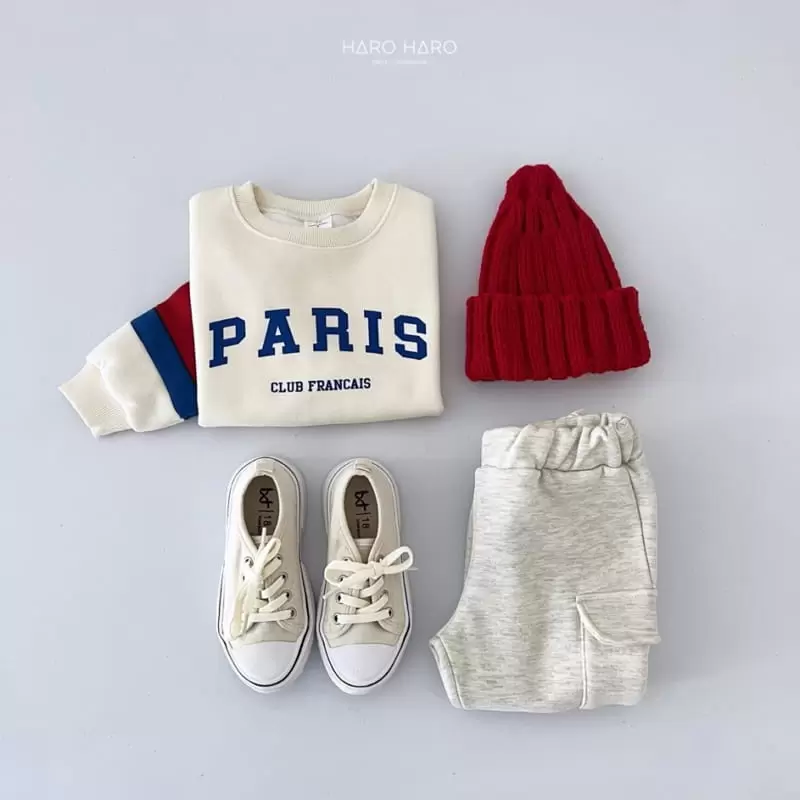 Haro Haro - Korean Children Fashion - #Kfashion4kids - Paris Fleece Sweatshirt Fleece - 10
