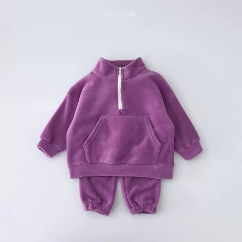 Haro Haro - Korean Children Fashion - #childofig - Cozy Anorak Top Bottom Set - 6