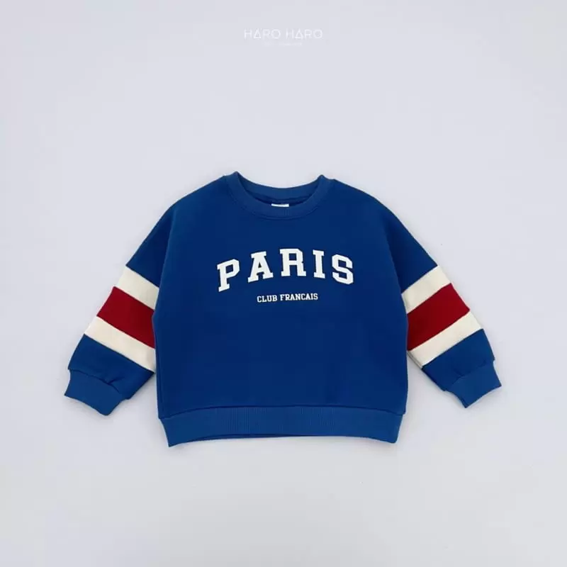 Haro Haro - Korean Children Fashion - #childofig - Paris Fleece Sweatshirt Fleece - 2