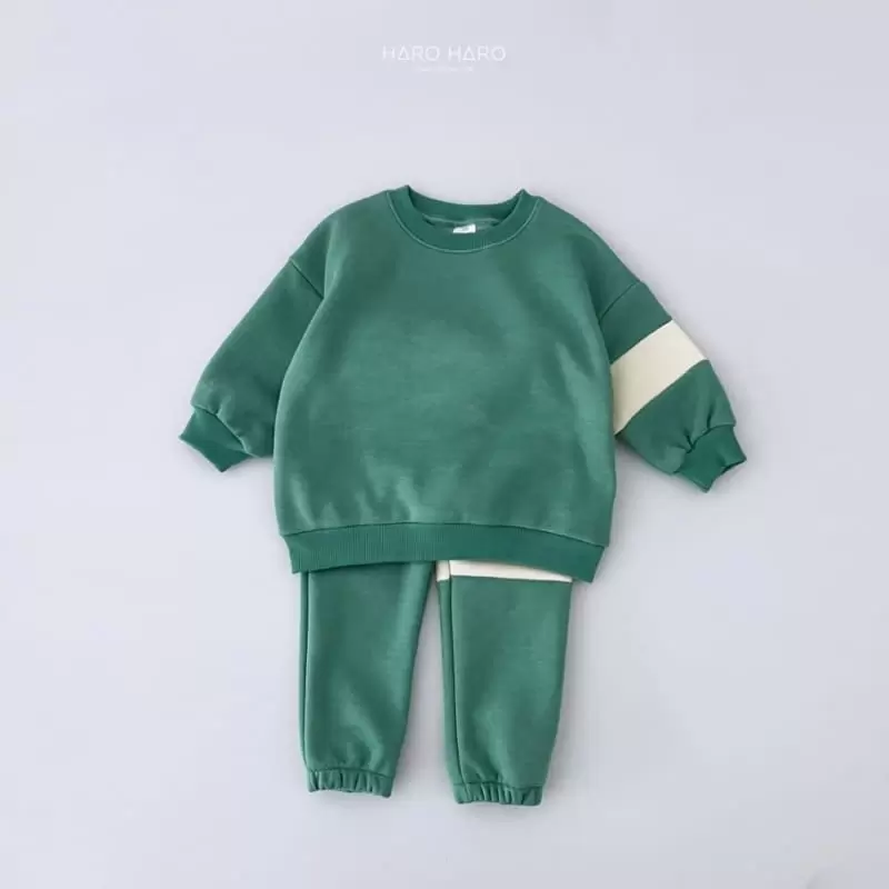 Haro Haro - Korean Children Fashion - #childofig - Know Brother Top Bottom Set Fleece - 5