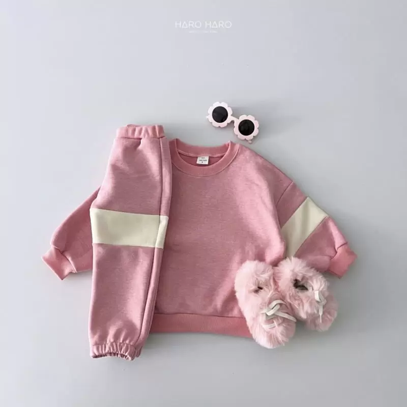Haro Haro - Korean Children Fashion - #designkidswear - Know Brother Top Bottom Set Fleece - 7