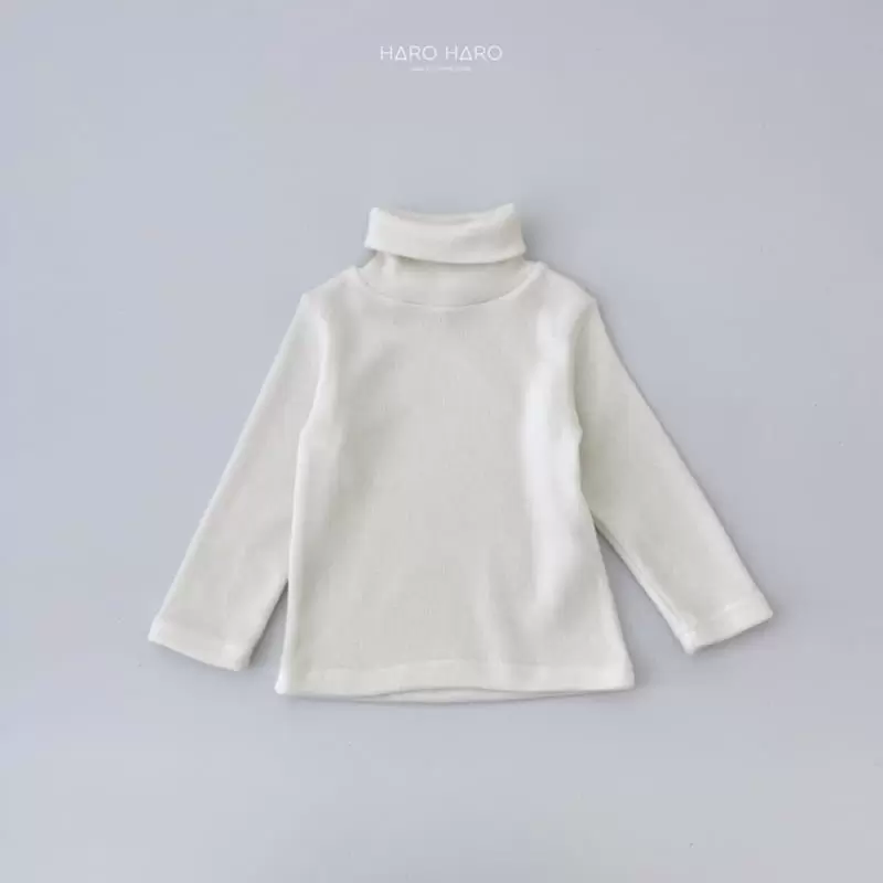 Haro Haro - Korean Children Fashion - #kidsstore - Sweet Turtleneck Tee Fleece - 5