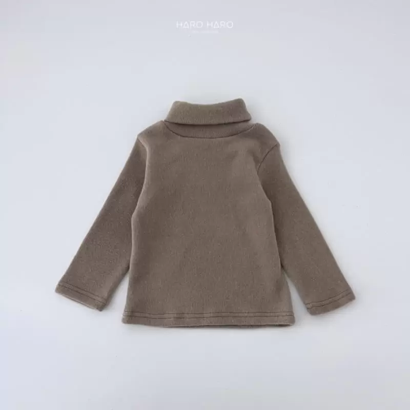 Haro Haro - Korean Children Fashion - #littlefashionista - Sweet Turtleneck Tee Fleece - 8