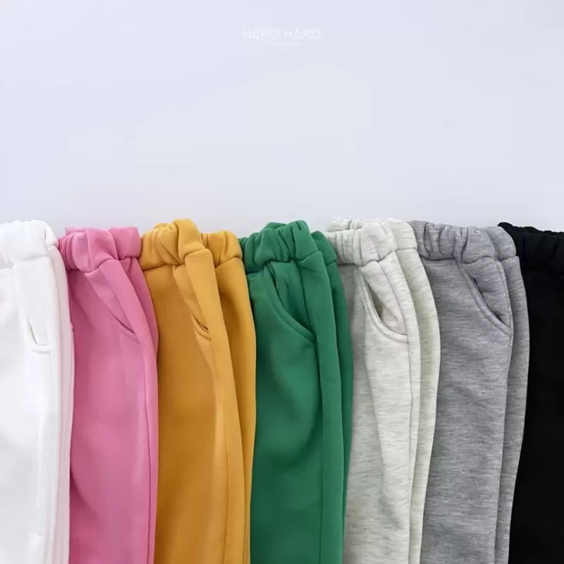 Haro Haro - Korean Children Fashion - #magicofchildhood - Rolly Pop Pants Fleece - 2
