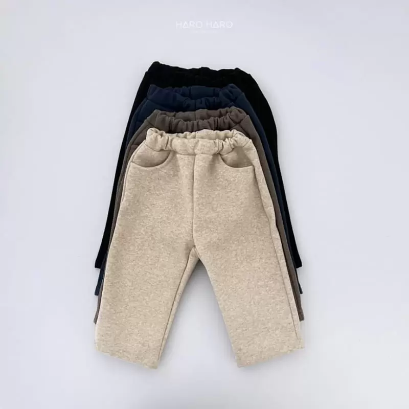 Haro Haro - Korean Children Fashion - #magicofchildhood - Latte Pants Fleece