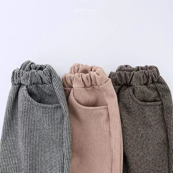Haro Haro - Korean Children Fashion - #minifashionista - Hound Fleece Pants - 2