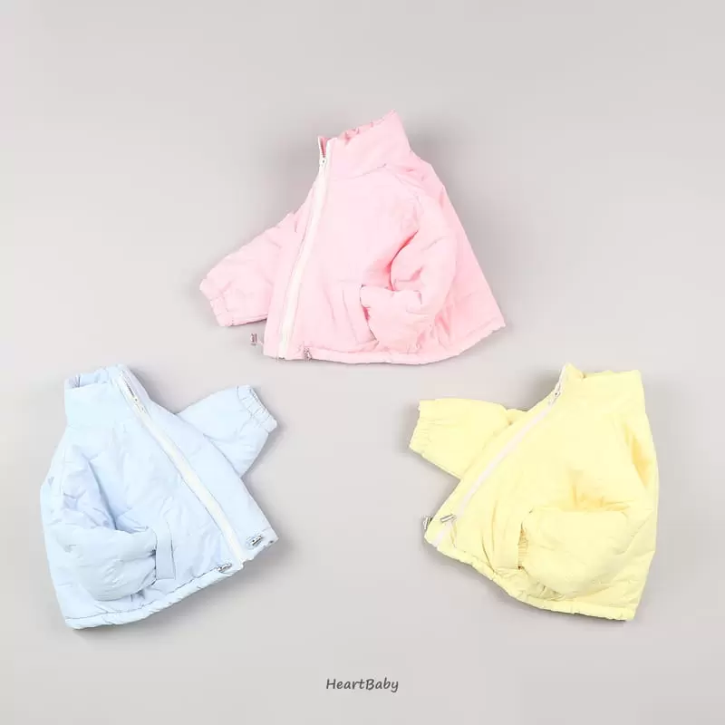 Heart Baby - Korean Children Fashion - #Kfashion4kids - Cotton Candy Padding Jacket - 8