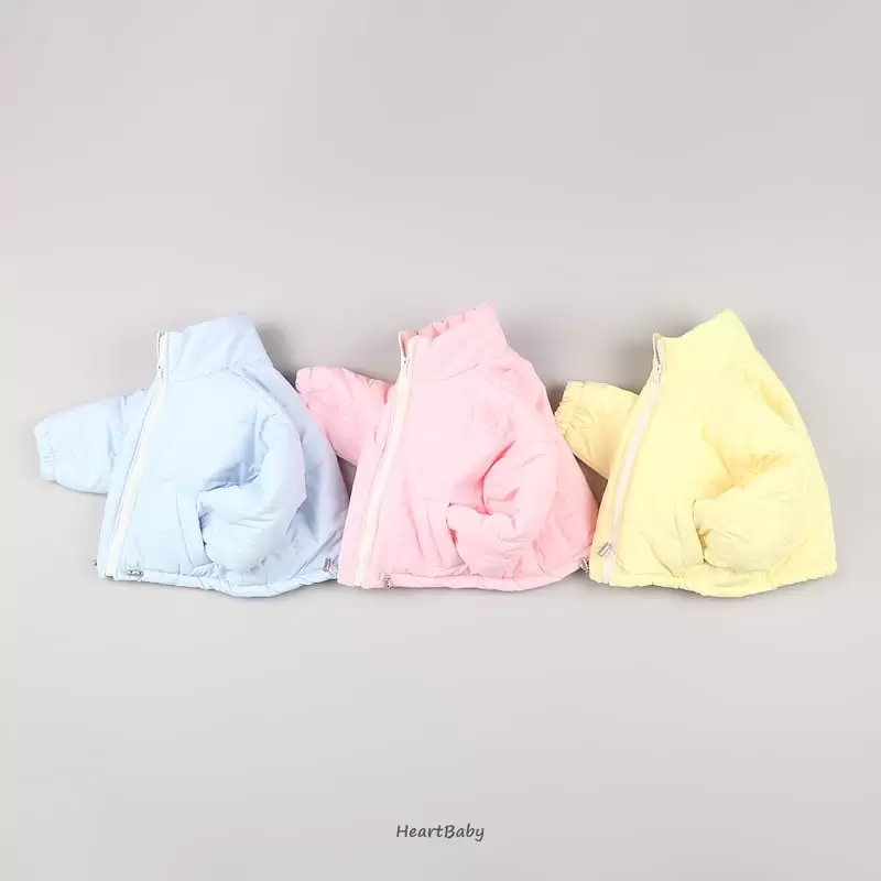 Heart Baby - Korean Children Fashion - #kidzfashiontrend - Cotton Candy Padding Jacket - 7