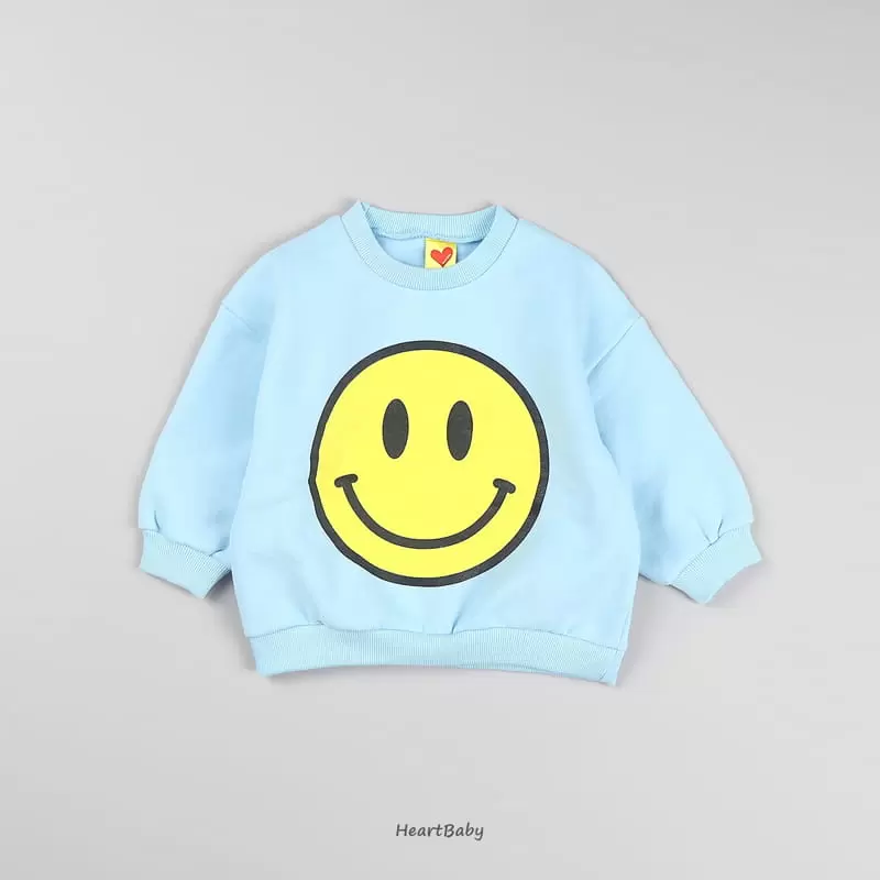 Heart Baby - Korean Children Fashion - #minifashionista - Smile Top Bottom Set - 9