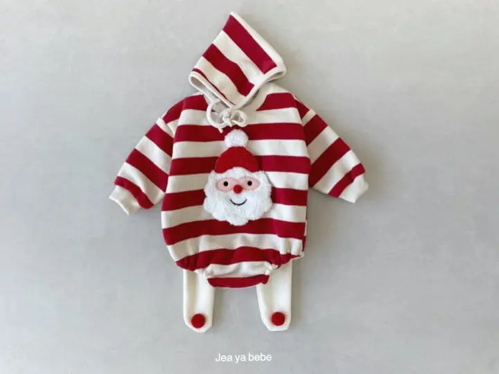 Jeaya & Mymi - Korean Baby Fashion - #babyboutiqueclothing - Santa Bodysuit - 5
