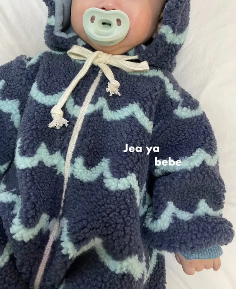 Jeaya & Mymi - Korean Baby Fashion - #babyootd - Zig Zag Outer Bodysuit - 5