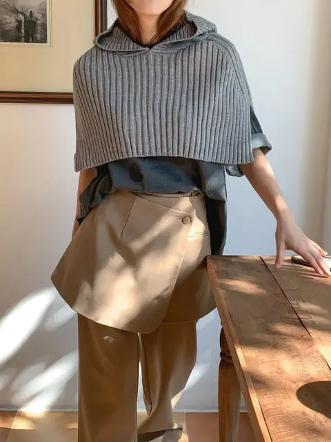 Jkichi - Korean Women Fashion - #momslook - Chacah Cape - 6