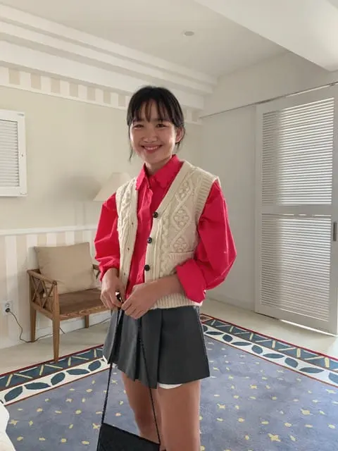 Jkichi - Korean Women Fashion - #momslook - Wool100 VESt