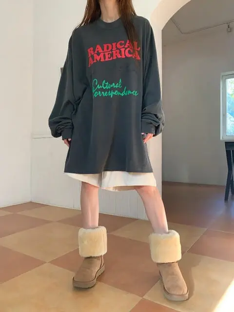 Jkichi - Korean Women Fashion - #momslook - America Tee