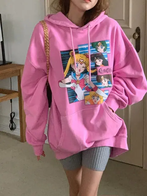 Jkichi - Korean Women Fashion - #momslook - Sailor Hoody Tee - 7