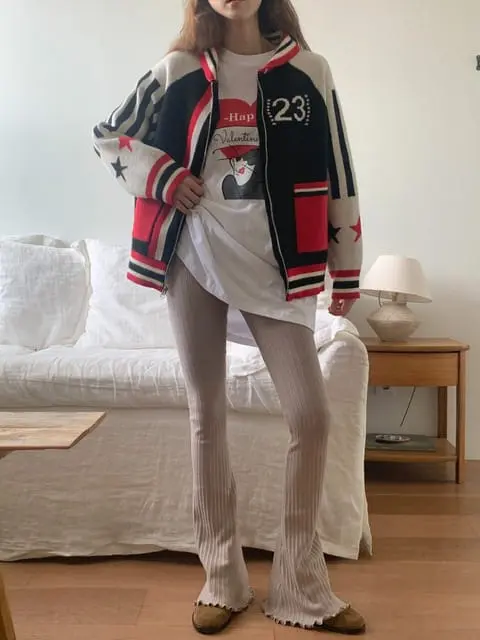 Jkichi - Korean Women Fashion - #momslook - Star Cardigan
