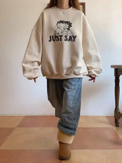 Jkichi - Korean Women Fashion - #momslook - Betty Fleece Swaetshirt - 12