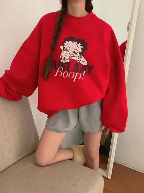 Jkichi - Korean Women Fashion - #momslook - Betty Fleece Swaetshirt - 5
