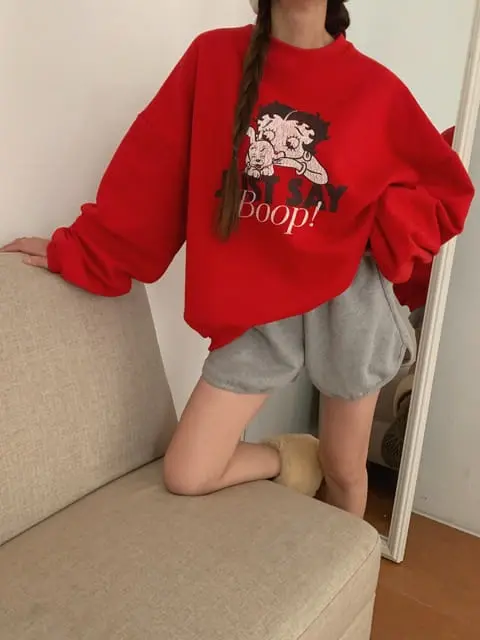 Jkichi - Korean Women Fashion - #momslook - Betty Fleece Swaetshirt - 7