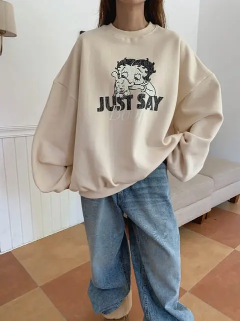 Jkichi - Korean Women Fashion - #momslook - Betty Fleece Swaetshirt - 9
