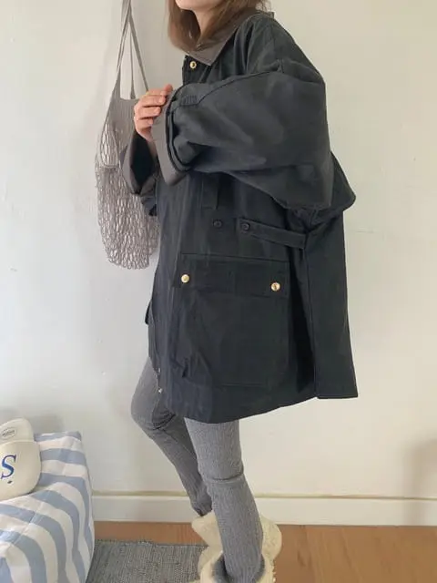 Jkichi - Korean Women Fashion - #womensfashion - Babu Coating Field Jacket - 4