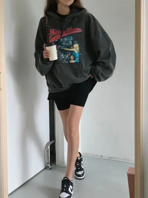 Jkichi - Korean Women Fashion - #momslook - Moter Hoody Tee - 11