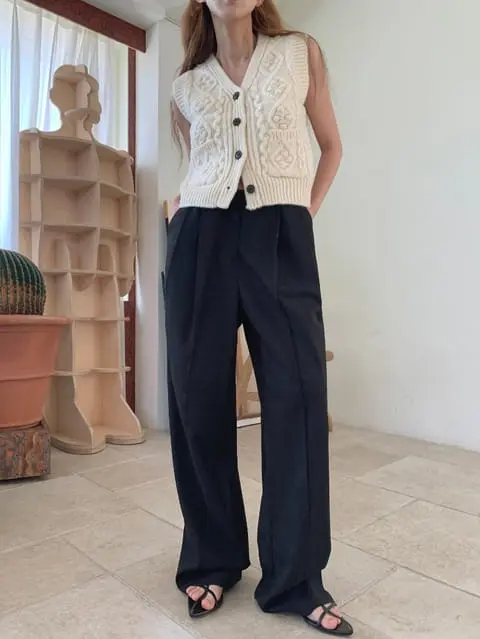 Jkichi - Korean Women Fashion - #momslook - Rise Pants - 5