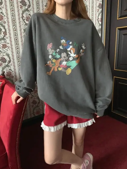 Jkichi - Korean Women Fashion - #momslook - M Sweatshirt - 10