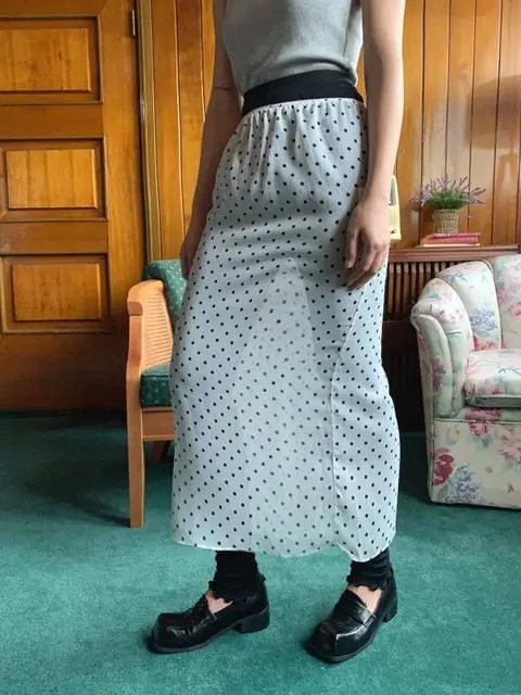 Jkichi - Korean Women Fashion - #momslook - Dot Yoru Skirt - 2