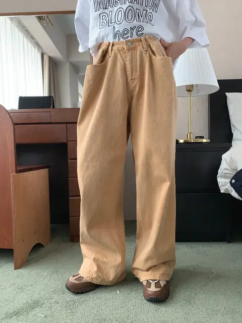 Jkichi - Korean Women Fashion - #momslook - Pigment Pants - 10