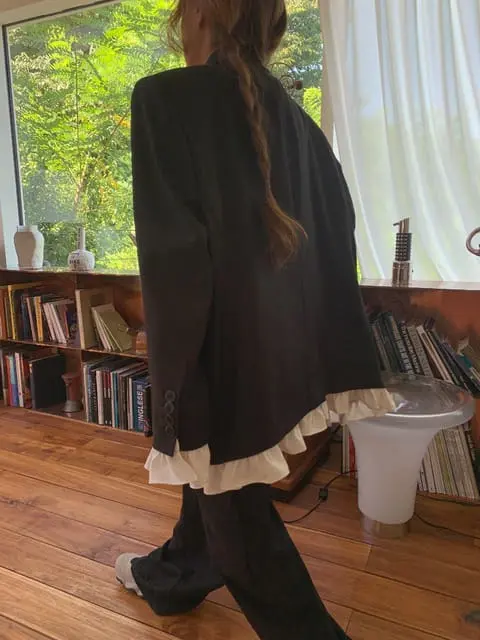 Jkichi - Korean Women Fashion - #momslook - Frill Jacket - 3