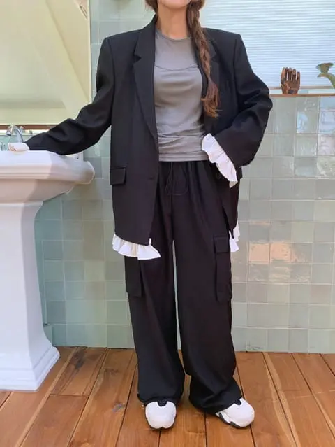 Jkichi - Korean Women Fashion - #momslook - Frill Jacket - 9