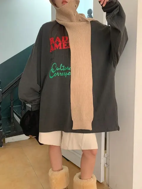 Jkichi - Korean Women Fashion - #momslook - Polar Shawl - 2