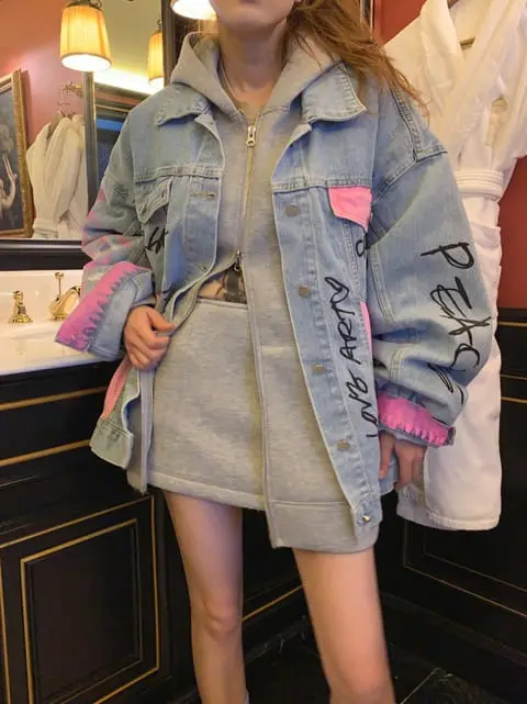 Jkichi - Korean Women Fashion - #momslook - Painting Jacket - 10