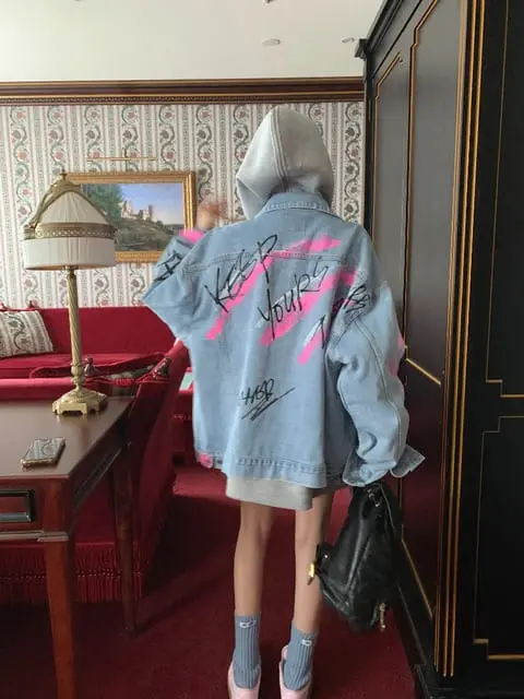 Jkichi - Korean Women Fashion - #momslook - Painting Jacket - 12