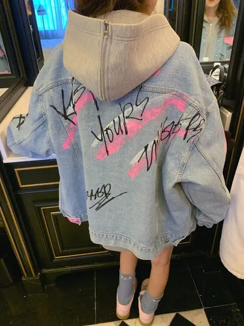 Jkichi - Korean Women Fashion - #momslook - Painting Jacket - 8