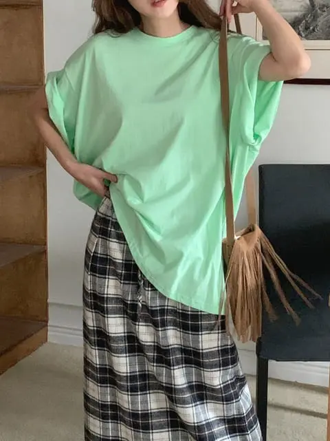 Jkichi - Korean Women Fashion - #momslook - Color Paint Tee - 7