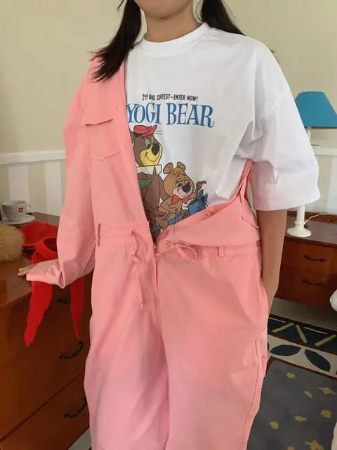 Jkichi - Korean Women Fashion - #pursuepretty - Yogi Bear Tee - 12