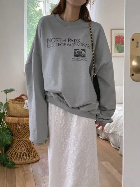 Jkichi - Korean Women Fashion - #restrostyle - College Sweatshirt - 3