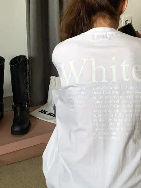 Jkichi - Korean Women Fashion - #restrostyle - Color Paint Tee - 2