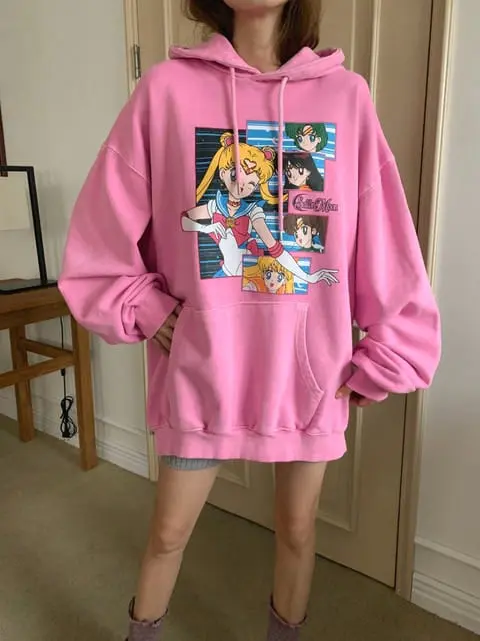 Jkichi - Korean Women Fashion - #romanticstyle - Sailor Hoody Tee