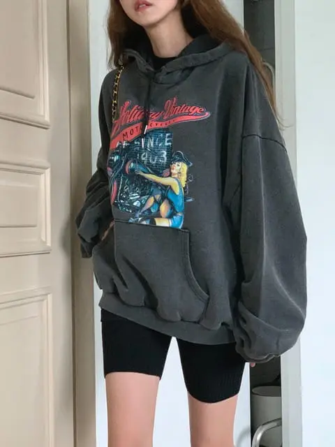 Jkichi - Korean Women Fashion - #shopsmall - Moter Hoody Tee - 8